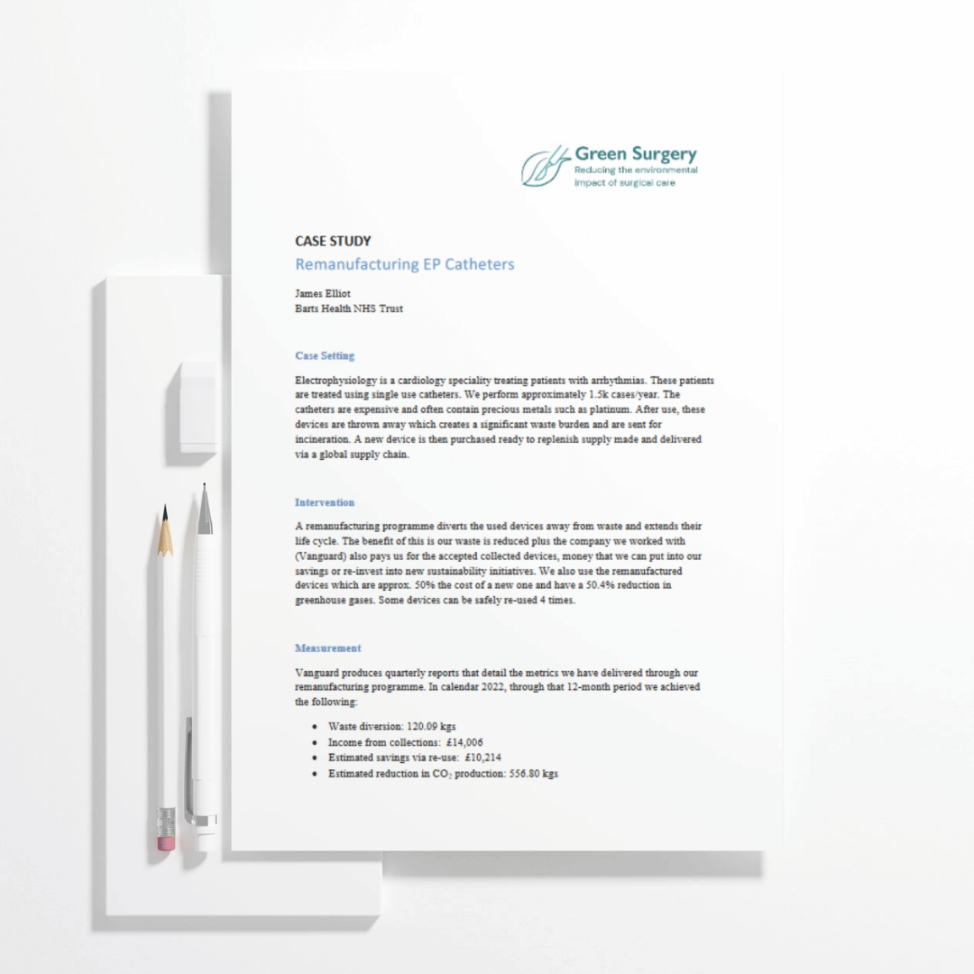 Mockup Casestudies Green Surgery EP Catheter